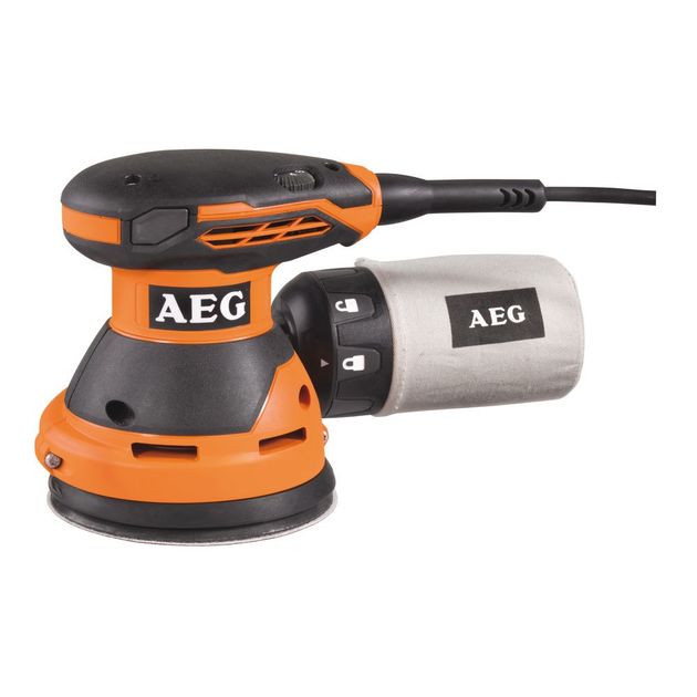Шлифмашина эксцентриковая AEG EX125ES, 300Вт, Ø125мм, 1,7кг, фото  | SNABZHENIE.com.ua