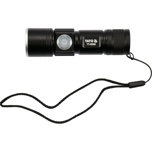 Фонарь LED аккумуляторный YATO (YT-08569) 27x94 мм, фото  | SNABZHENIE.com.ua