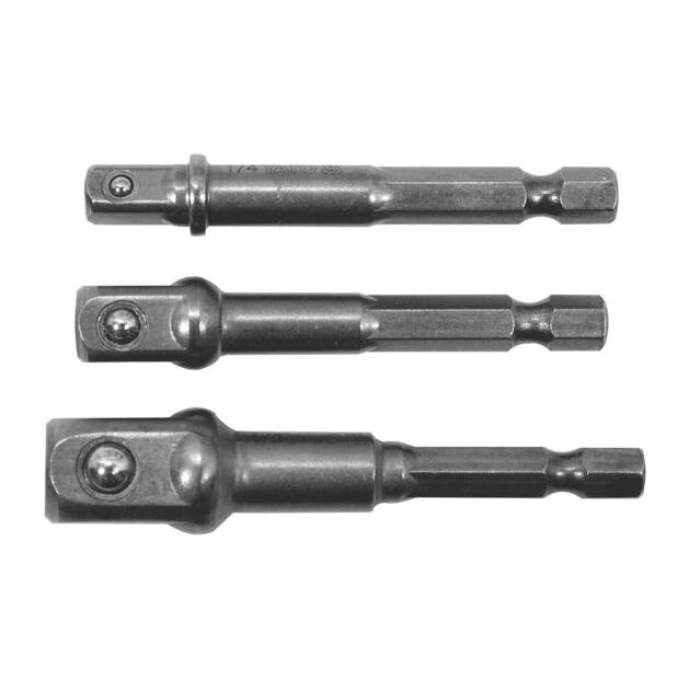 Держатель-адаптер торцевых головок HEX 1/4, 3/8, 1/2, 3 шт. YATO, фото  | SNABZHENIE.com.ua