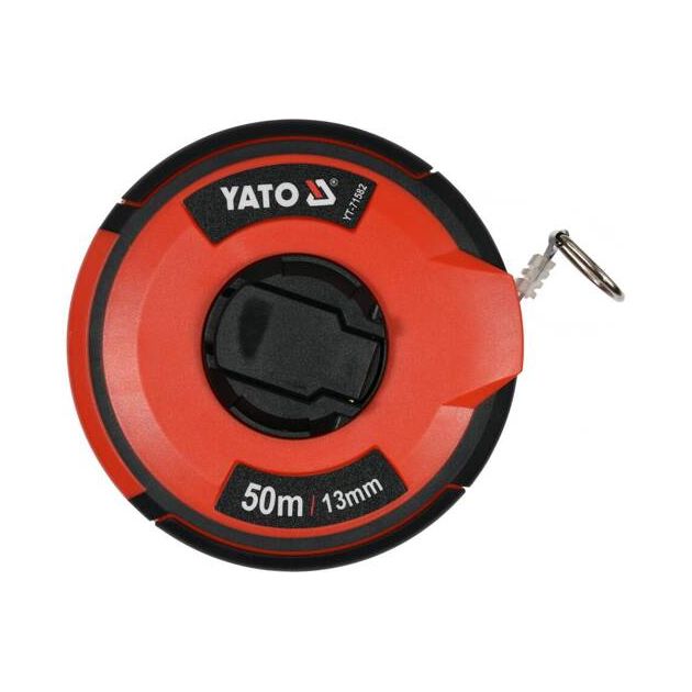 Измерительная рулетка 50 м x 13 мм, стальная YATO (YT-71582), фото  | SNABZHENIE.com.ua