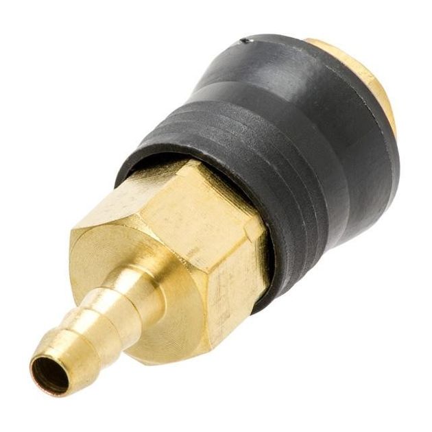 Соединение быстроразъемное для шланга 8 мм, латунь INTERTOOL PT-1812, фото , изображение 2 | SNABZHENIE.com.ua