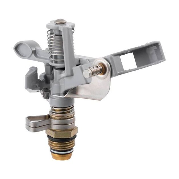 Дощуватель пульсуючий з повною/частковою зоною поливу на базі, круг/сектор поливу до 12 м, metal INTERTOOL GE-0074, фото , зображення 7 | SNABZHENIE.com.ua Дощуватель пульсуючий з повною/частковою зоною поливу на базі, круг/сектор поливу до 12 м, metal INTERTOOL GE-0074, фото , зображення 7 | SNABZHENIE.com.ua