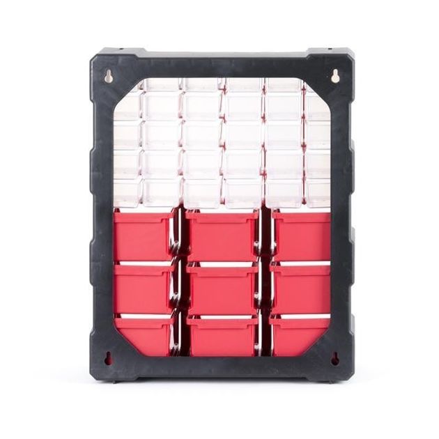 Органайзер 19" 475*380*160мм, 39 ячеек INTERTOOL BX-4015, фото , зображення 3 | SNABZHENIE.com.ua Органайзер 19" 475*380*160мм, 39 ячеек INTERTOOL BX-4015, фото , зображення 3 | SNABZHENIE.com.ua