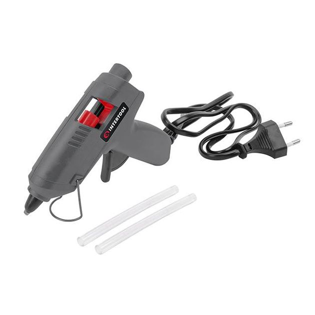 Клеевой пистолет INTERTOOL RT-1009, 10 Вт, 230 В, 7-8 мм, фото , изображение 4 | SNABZHENIE.com.ua