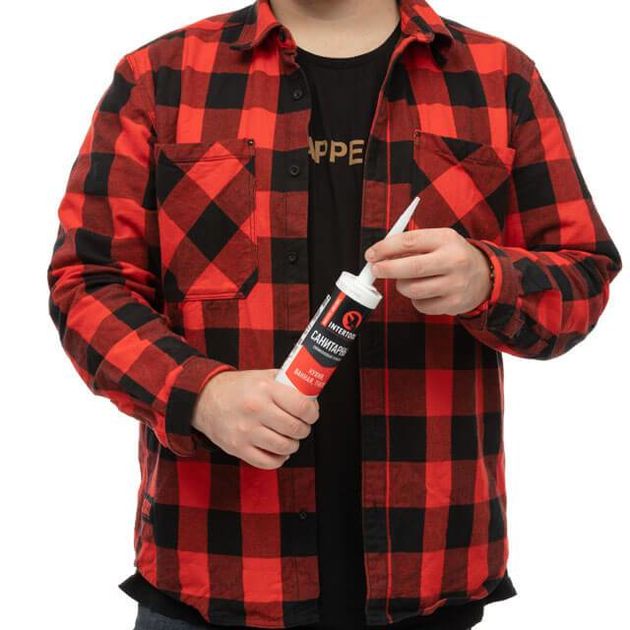 Герметик силіконовий санітарний, прозорий, 300мл/320г INTERTOOL FS-3030, фото , зображення 3 | SNABZHENIE.com.ua Герметик силіконовий санітарний, прозорий, 300мл/320г INTERTOOL FS-3030, фото , зображення 3 | SNABZHENIE.com.ua