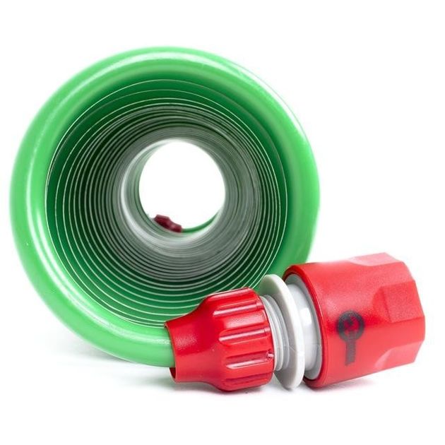 Шланг поливочный спиральный 7,5 м с коннекторами INTERTOOL GE-4001, фото , изображение 6 | SNABZHENIE.com.ua