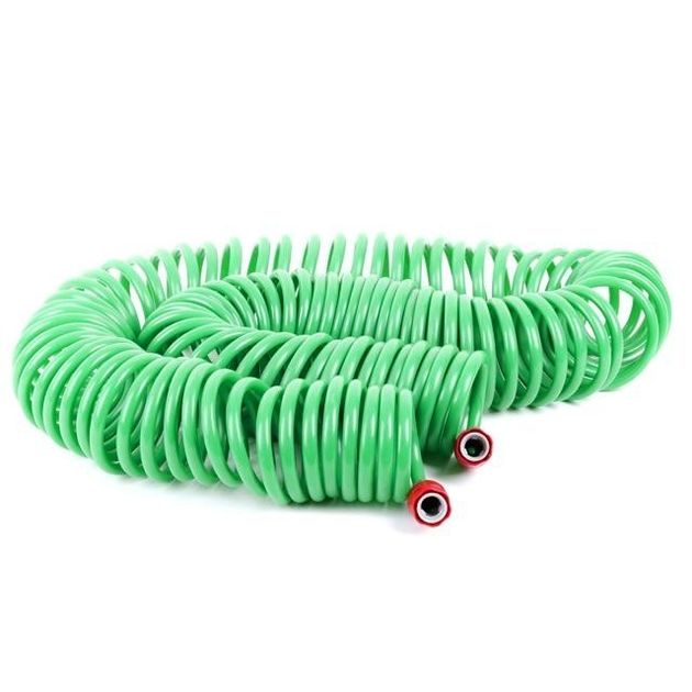 Шланг поливочный спиральный 30 м с коннекторами INTERTOOL GE-4003, фото , изображение 2 | SNABZHENIE.com.ua