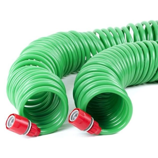 Шланг поливочный спиральный 30 м с коннекторами INTERTOOL GE-4003, фото , изображение 5 | SNABZHENIE.com.ua