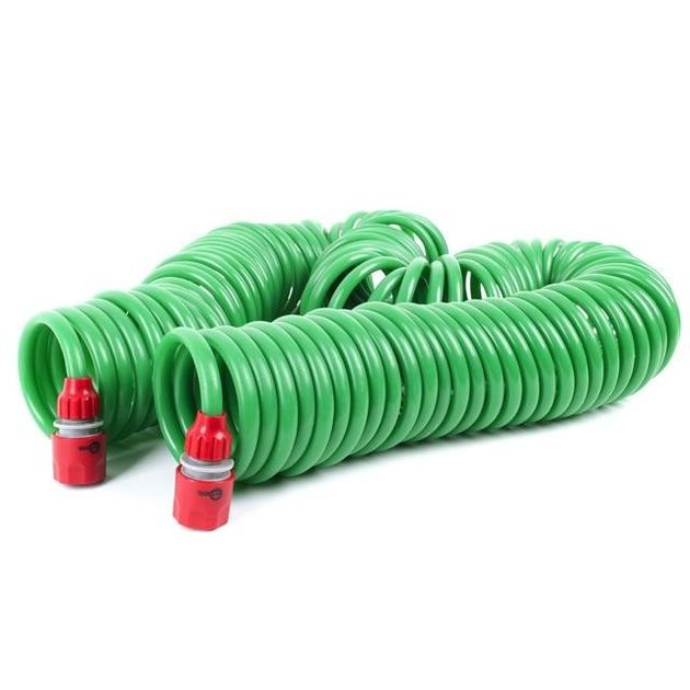 Шланг поливочный спиральный 30 м с коннекторами INTERTOOL GE-4003, фото , изображение 6 | SNABZHENIE.com.ua