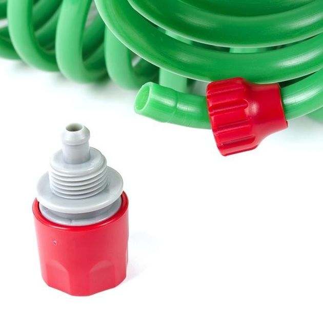 Шланг поливочный спиральный 30 м с коннекторами INTERTOOL GE-4003, фото , изображение 9 | SNABZHENIE.com.ua