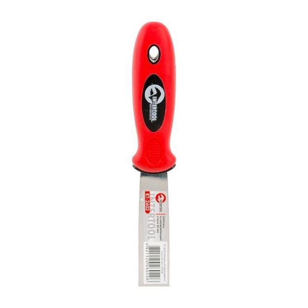 Шпатель нержавеющий 25 мм Проф INTERTOOL KT-2602, фото  | SNABZHENIE.com.ua