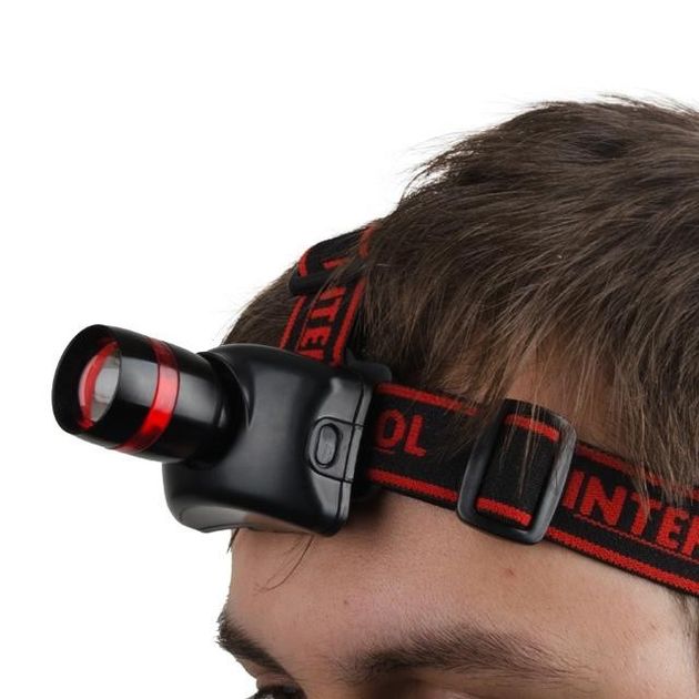 Фонарь налобный светодиодный 3 Вт, 3 режима, батарейки AAA INTERTOOL LB-0303, фото , изображение 8 | SNABZHENIE.com.ua Фонарь налобный светодиодный 3 Вт, 3 режима, батарейки AAA INTERTOOL LB-0303, фото , изображение 8 | SNABZHENIE.com.ua