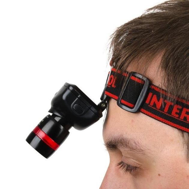 Фонарь налобный светодиодный 3 Вт, 3 режима, батарейки AAA INTERTOOL LB-0303, фото , изображение 9 | SNABZHENIE.com.ua Фонарь налобный светодиодный 3 Вт, 3 режима, батарейки AAA INTERTOOL LB-0303, фото , изображение 9 | SNABZHENIE.com.ua