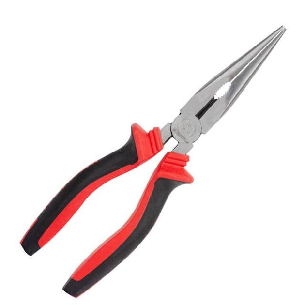 Щипцы удлиненные прямые 200 мм, INTERTOOL NT-0140, фосфатированные, фото  | SNABZHENIE.com.ua