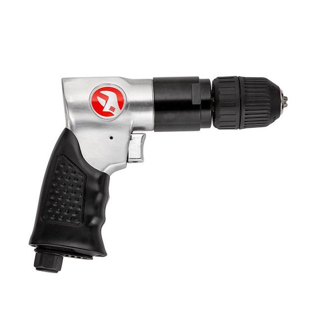 Дрель пневматична з реверсом, патрон самозажимний 1,5-10 мм, 3/8 INTERTOOL PT-0903, фото , зображення 3 | SNABZHENIE.com.ua