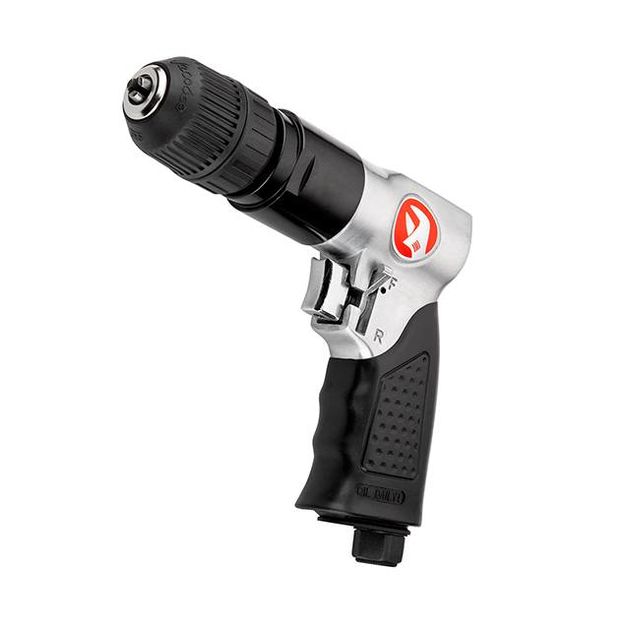 Дрель пневматична з реверсом, патрон самозажимний 1,5-10 мм, 3/8 INTERTOOL PT-0903, фото , зображення 5 | SNABZHENIE.com.ua