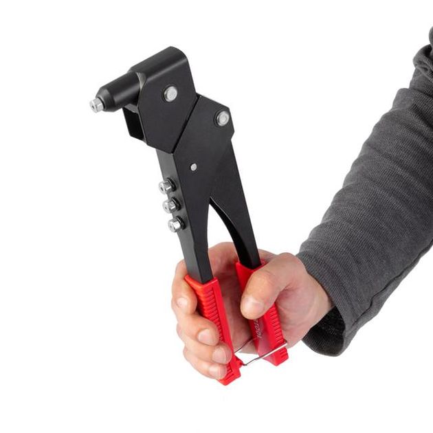 Пістолет заклепочний ручний INTERTOOL RT-0003, діаметр заклепки 3,2; 4; 4,8 мм (з поворотом на 360°), фото , зображення 9 | SNABZHENIE.com.ua Пістолет заклепочний ручний INTERTOOL RT-0003, діаметр заклепки 3,2; 4; 4,8 мм (з поворотом на 360°), фото , зображення 9 | SNABZHENIE.com.ua