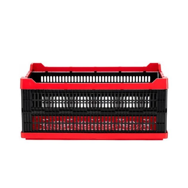 Ящик складний, пластиковий, 30 кг, 47 л, 600*400*260 мм, 100% первинний харчовий ПЕ INTERTOOL BX-6426, фото , зображення 5 | SNABZHENIE.com.ua