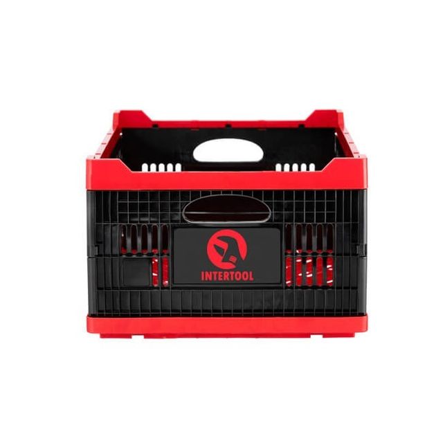 Ящик складний, пластиковий, 30 кг, 47 л, 600*400*260 мм, 100% первинний харчовий ПЕ INTERTOOL BX-6426, фото , зображення 6 | SNABZHENIE.com.ua