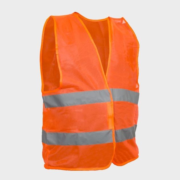 Жилет сигнальний помаранчевий XL (60*70 см), 100 гр/м² INTERTOOL SP-2024, фото , зображення 2 | SNABZHENIE.com.ua Жилет сигнальний помаранчевий XL (60*70 см), 100 гр/м² INTERTOOL SP-2024, фото , зображення 2 | SNABZHENIE.com.ua