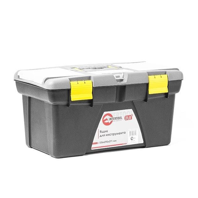 Ящик для инструмента INTERTOOL BX-0321, 536*292*271 мм, фото , изображение 2 | SNABZHENIE.com.ua Ящик для инструмента INTERTOOL BX-0321, 536*292*271 мм, фото , изображение 2 | SNABZHENIE.com.ua