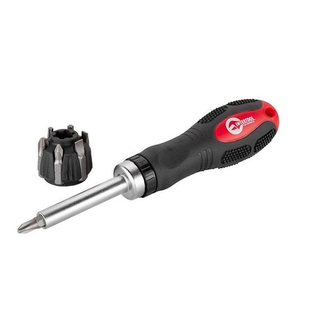 Реверсивная отвертка с набором насадок 7 шт. INTERTOOL HT-0408, фото , изображение 3 | SNABZHENIE.com.ua Реверсивная отвертка с набором насадок 7 шт. INTERTOOL HT-0408, фото , изображение 3 | SNABZHENIE.com.ua