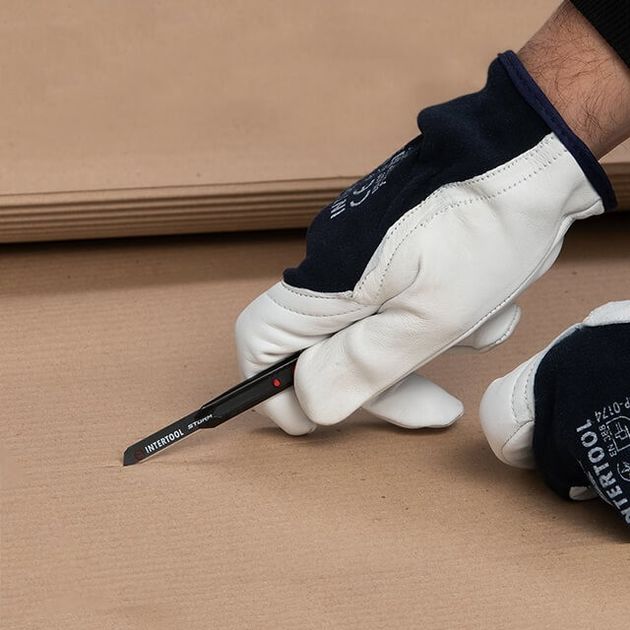 Нож сегментный 9мм металлический Storm INTERTOOL HT-0513, фото , изображение 9 | SNABZHENIE.com.ua