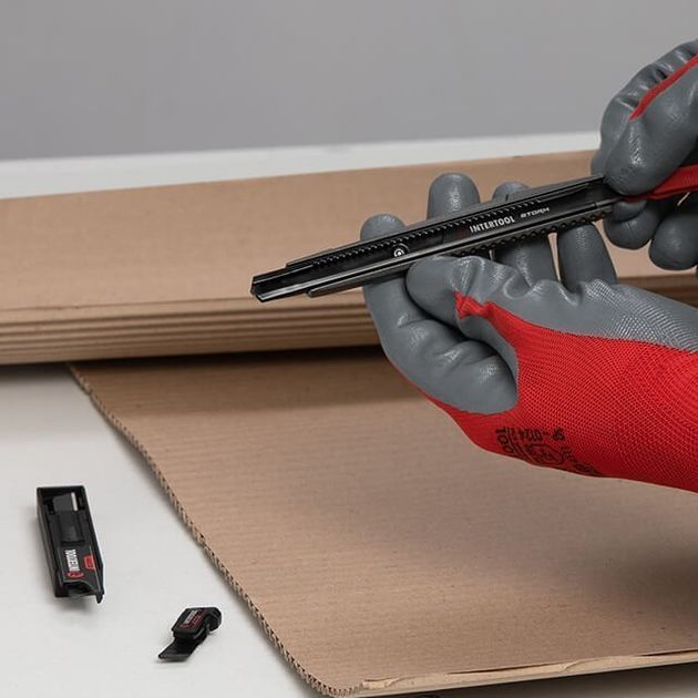 Комплект лезвий сегментних 9 мм, 12 сегментів, сталь SK2H, 10 шт/уп., Storm INTERTOOL HT-0564, фото , зображення 8 | SNABZHENIE.com.ua Комплект лезвий сегментних 9 мм, 12 сегментів, сталь SK2H, 10 шт/уп., Storm INTERTOOL HT-0564, фото , зображення 8 | SNABZHENIE.com.ua