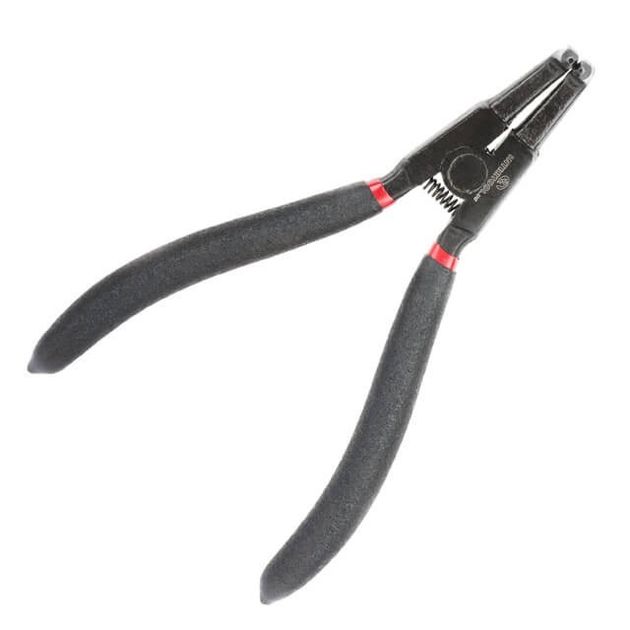 Щипцы для стопорных колец 180 мм, изогнутые, INTERTOOL HT-7019, фото  | SNABZHENIE.com.ua