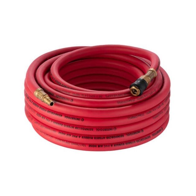 Шланг гібридний, професійний, 20 атм, 10*17мм, 15м з латунними швидкознімними з'єднаннями, STORM INTERTOOL PT-1785, фото , зображення 2 | SNABZHENIE.com.ua