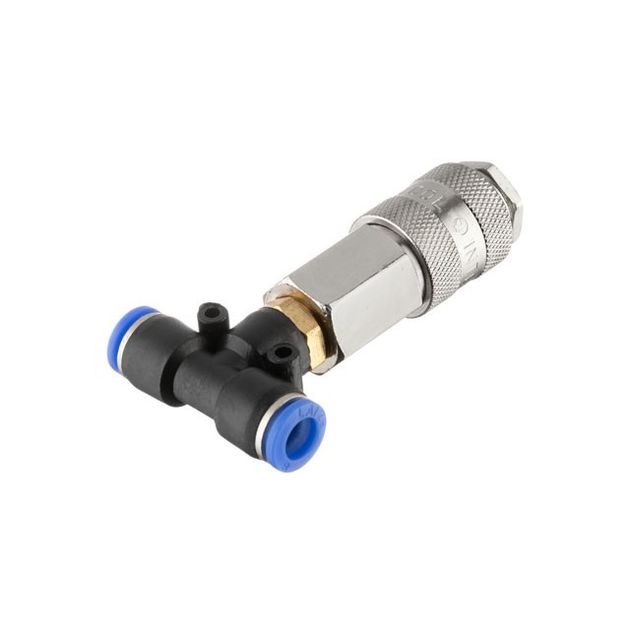 Тройник 8мм с быстроразъемом для продува кабины грузовиков INTERTOOL, фото , изображение 2 | SNABZHENIE.com.ua Тройник 8мм с быстроразъемом для продува кабины грузовиков INTERTOOL, фото , изображение 2 | SNABZHENIE.com.ua
