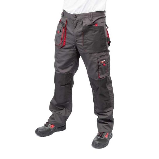Рабочие брюки INTERTOOL SP-3016, 80% полиэстер, 20% хлопок, XXXL, фото  | SNABZHENIE.com.ua