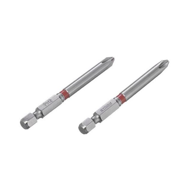 Комплект бит PH2 1/4*70мм, S2, 2шт., STORM INTERTOOL VT-0223, фото , изображение 2 | SNABZHENIE.com.ua