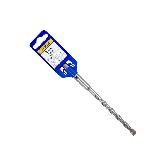 Бур S&R TEMPO 6x100/160 мм SDS-Plus, фото  | SNABZHENIE.com.ua