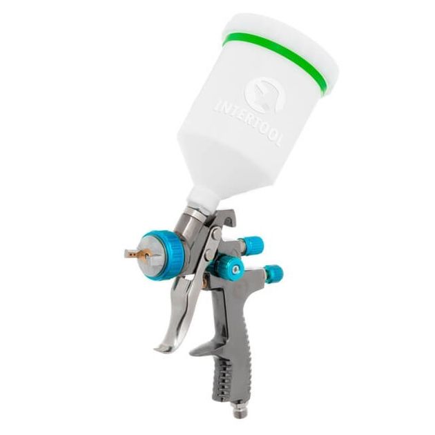 Краскопульт пневматический LVLP INTERTOOL PT-0134, 1.4мм, 600мл, фото  | SNABZHENIE.com.ua