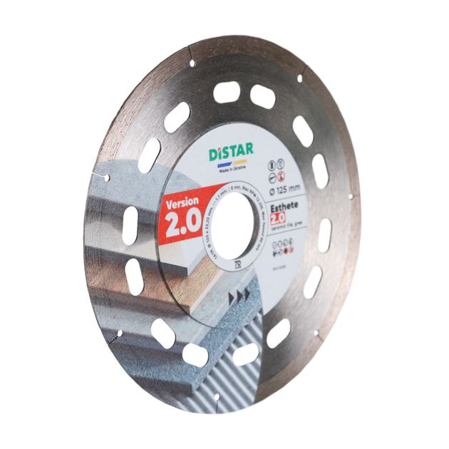 Круг алмазный отрезной 125x1,1/0,9x6x22,23 Esthete 2.0, фото , изображение 3 | SNABZHENIE.com.ua Круг алмазный отрезной 125x1,1/0,9x6x22,23 Esthete 2.0, фото , изображение 3 | SNABZHENIE.com.ua