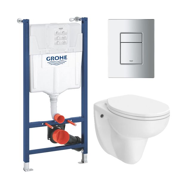 Унитаз с инсталляцией 4 в 1 Grohe Solido UA38971966A, фото  | SNABZHENIE.com.ua