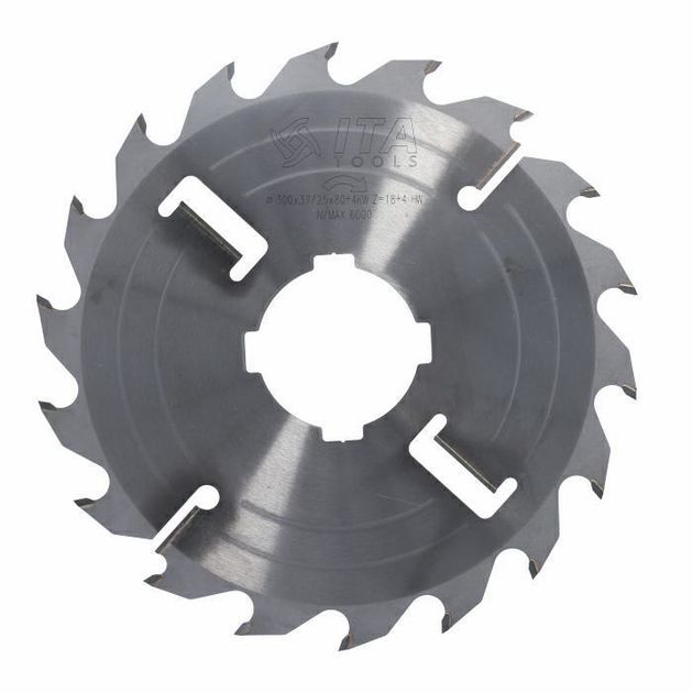 Пильный диск Saw blade D=300 F=80 Z=18+4 K/P=3,7/2,5 PH:key 4x20/5 ALT10° Ita Tools, фото  | SNABZHENIE.com.ua
