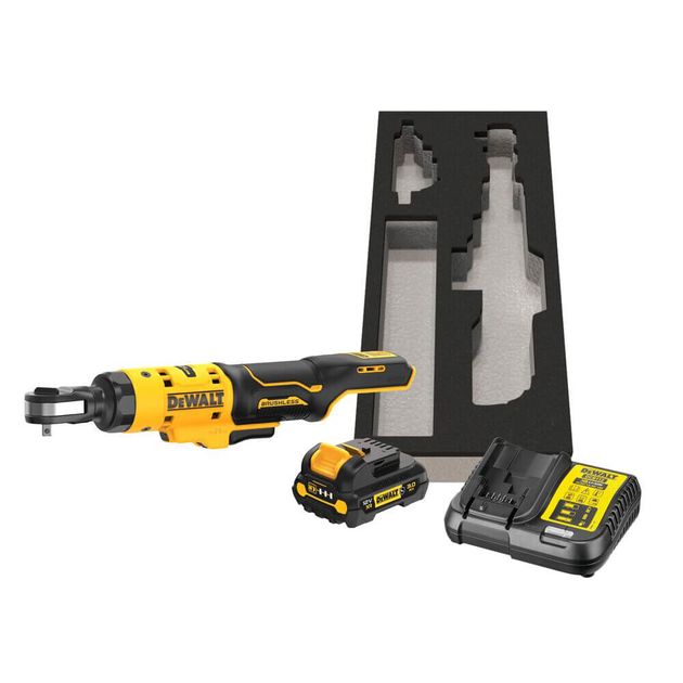 Гайковерт угловой DeWALT DCF504L1G, аккумуляторный, бесщёточный, фото  | SNABZHENIE.com.ua