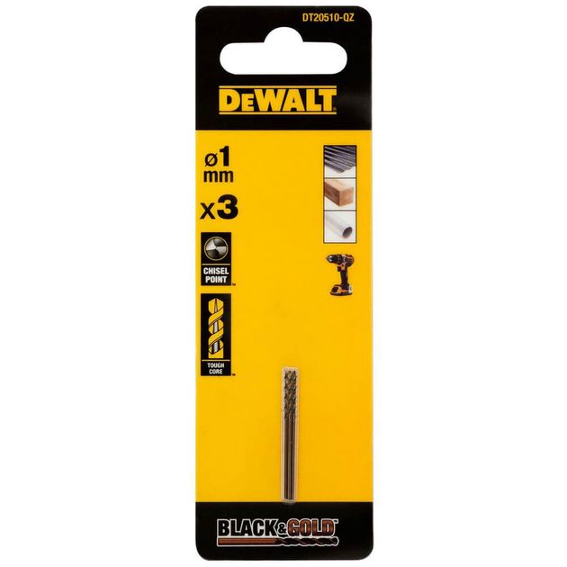 Сверло по металлу DeWALT EXTREME Black & Gold DT20510, фото  | SNABZHENIE.com.ua