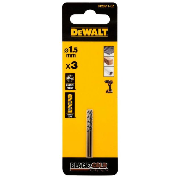Сверло по металлу DeWALT EXTREME Black & Gold DT20511, фото  | SNABZHENIE.com.ua