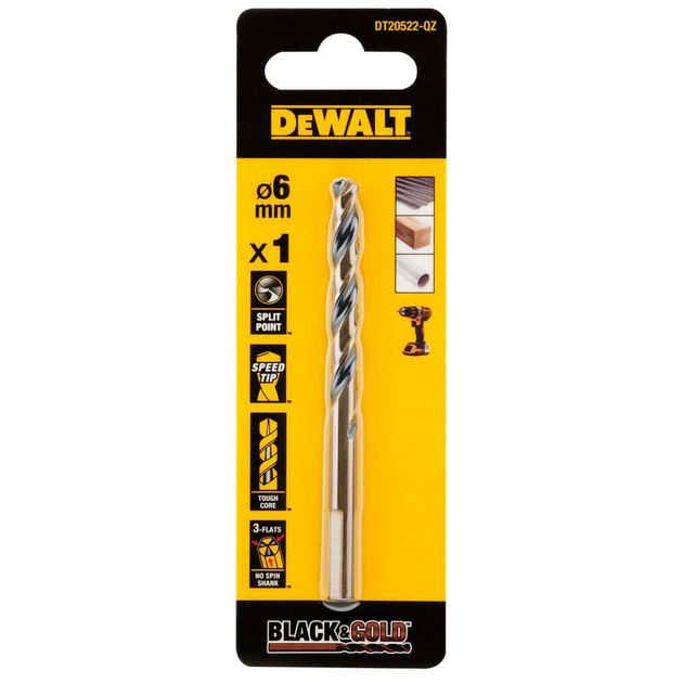 Сверло по металлу DeWALT EXTREME Black & Gold DT20522, фото  | SNABZHENIE.com.ua