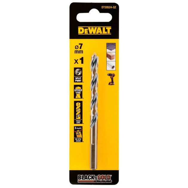 Сверло по металлу DeWALT DT20524 Black & Gold EXTREME, фото  | SNABZHENIE.com.ua