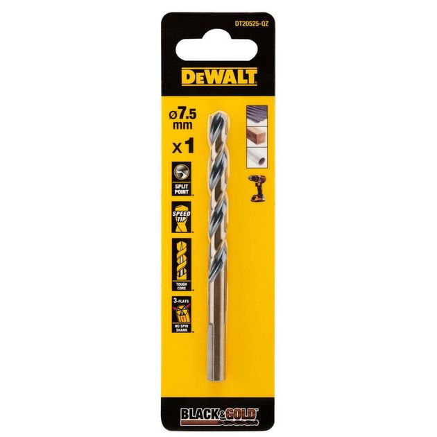 Сверло по металлу EXTREME Black & Gold DeWALT DT20525, фото  | SNABZHENIE.com.ua