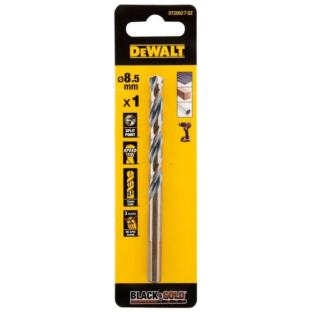Сверло по металлу DeWALT DT20527 Black & Gold EXTREME IMPACT, фото  | SNABZHENIE.com.ua