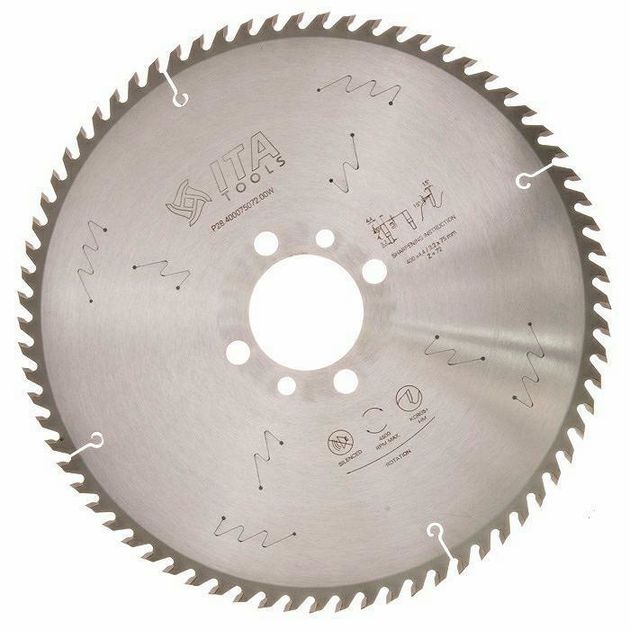 Пильный диск Ita Tools D=400 F=75 Z=72 K/P=4,4/3,2 TP PH: PH02, фото  | SNABZHENIE.com.ua
