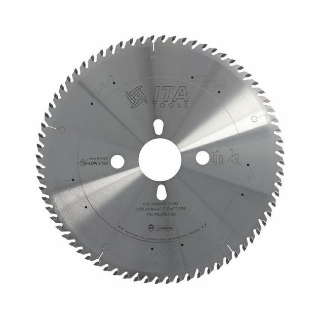 Диск пильний Panel sizing saw blade D=350 F= 60 Z= 72 K/P=4,4/3,2 TP PH04 Ita Tools, фото  | SNABZHENIE.com.ua