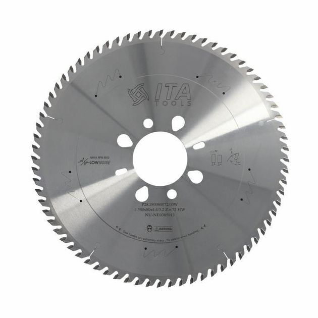 Диск пильний панельний D=380 F=80 Z=72 K/P=4,4/3,2 TP PH01 Ita Tools, фото  | SNABZHENIE.com.ua