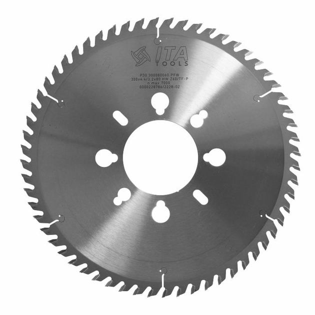 Диск пильний Panel sizing saw blade D=300 F=80 Z=60 K/P=4,4/3,2 FZ/TR NANO PH01 special nano gra Ita Tools, фото  | SNABZHENIE.com.ua