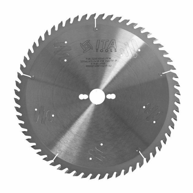 Диск пильний Panel sizing saw blade D=320 F=30 Z=60 K/P=4,4/3,2 FZ/TR NANO PH03 special nano gra Ita Tools, фото  | SNABZHENIE.com.ua